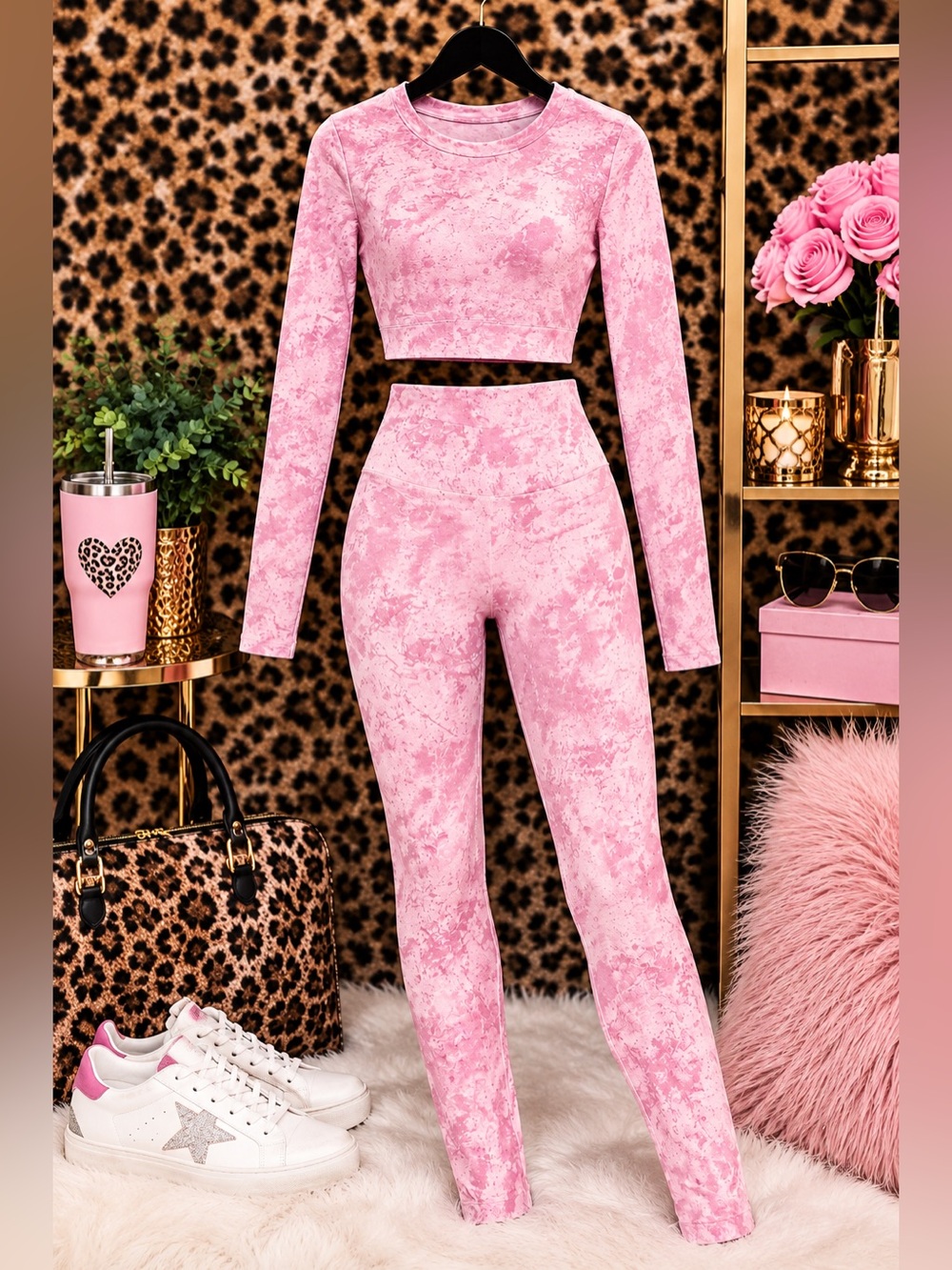 💕 Fashion Nova 2 Piece Legging Set Size Medium 💕